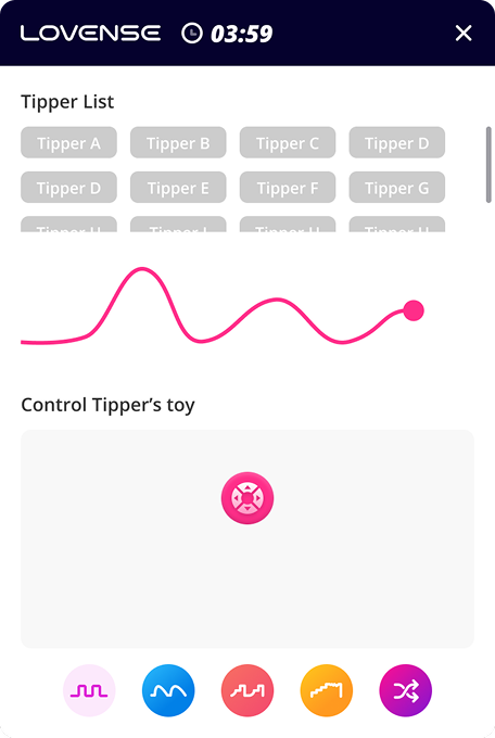 Model control panel